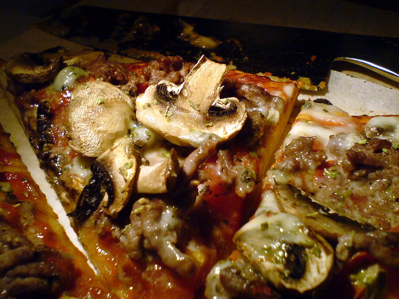 Champignon med gorgonzola