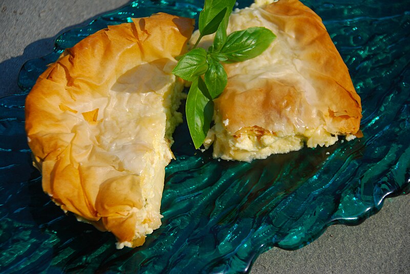Filoruller med feta og krydderurter